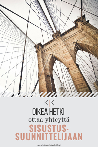 sisustussuunnittelijaan