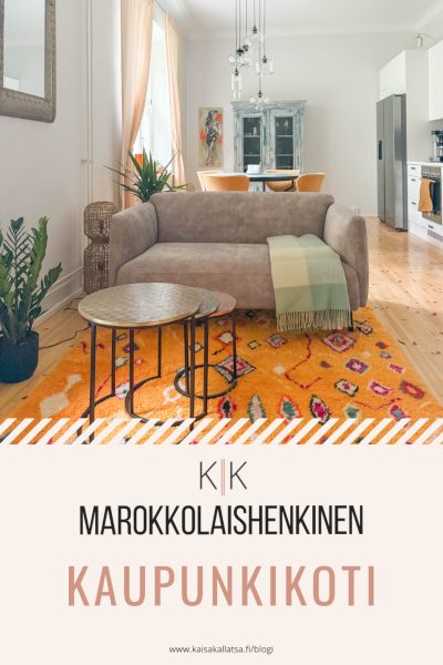 Sisustussuunnittelu Helsinki | Marokkolaishenkinen kaupunkikoti