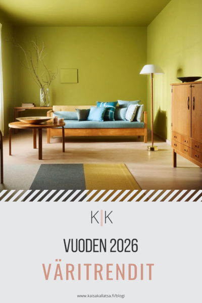 Vuoden 2026 väritrendit