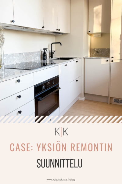 Sisustussuunnittelu Espoo | Yksiön remontin suunnittelu