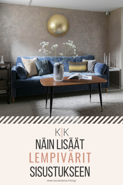 Näin lisäät lempivärit sisustukseen